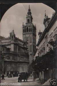 ANTIGUA POSTAL SEVILLA LA GIRALDA CATEDRAL ANDALUCIA POSTCARD POSTKARTE CC00975 - Imagen 1 de 1