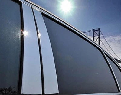 Stainless B-Pillar Cover Garnish 6Pcs Chrome Ems for Kia Soul Booster 2020~2025 - Imagem 1 de 4