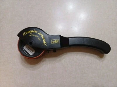 Stampin Up Stampin Alrededor Rueda de Estampillas de Goma Funky Abetos Borde de Árbol de Navidad Foto 1 de 4