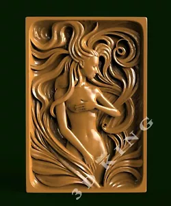 3D STL Modelo THE GIRL 2 para Router CNC IMPRESORA 3D Aspire Artcam Grabador Fresado - Imagen 1 de 1
