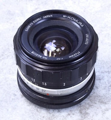 Lente Sankyo Kohki W-Komura 28 mm Uni montaje de tornillo automático Foto 1 de 4