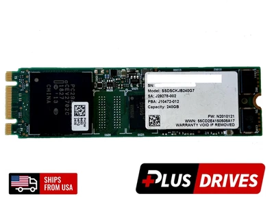 240GB SATA Intel M.2 2280 DC S3520 Enterprise Solid State Drive 6Gbps MLC AES-25 - Image 1 of 3