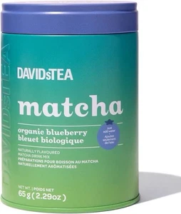 DAVIDsTEA Organic Blueberry Matcha-50g (2.29 oz) - New- shipping from Canada - Picture 1 of 5