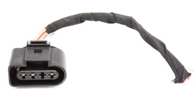 Conector enchufe coleta motor limpiaparabrisas VW Jetta Golf GTI MK5 Eos Audi A3 1J0 973 724 Foto 1 de 2