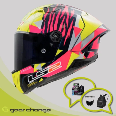 LS2 FF805 THUNDER GP AERO REPLICA ALDEGUER-06 Motorcycle Motorbike Helmet  (Incl - Image 1 of 4