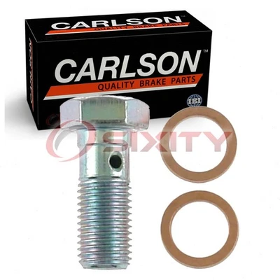 Perno de banjo hidráulico de freno delantero Carlson para Dodge Ram 3500 1998 camioneta pad yu Foto 1 de 4