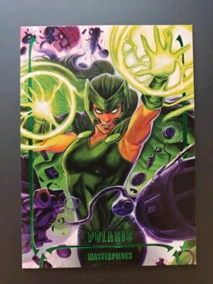 2024 Marvel Masterpieces Nahuel Grego #65 Polaris /25 Emerald Green - Image 1 of 2