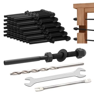 40 Stck. 1/8 Zoll Kabel Geländer Spanner Terminal Kit Schwarz, Gewinde Pressbolzen Te... - Bild 1 von 6