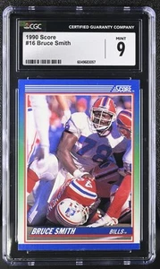 1990 Score Bruce Smith #16 Football CGC 9 - Picture 1 of 2