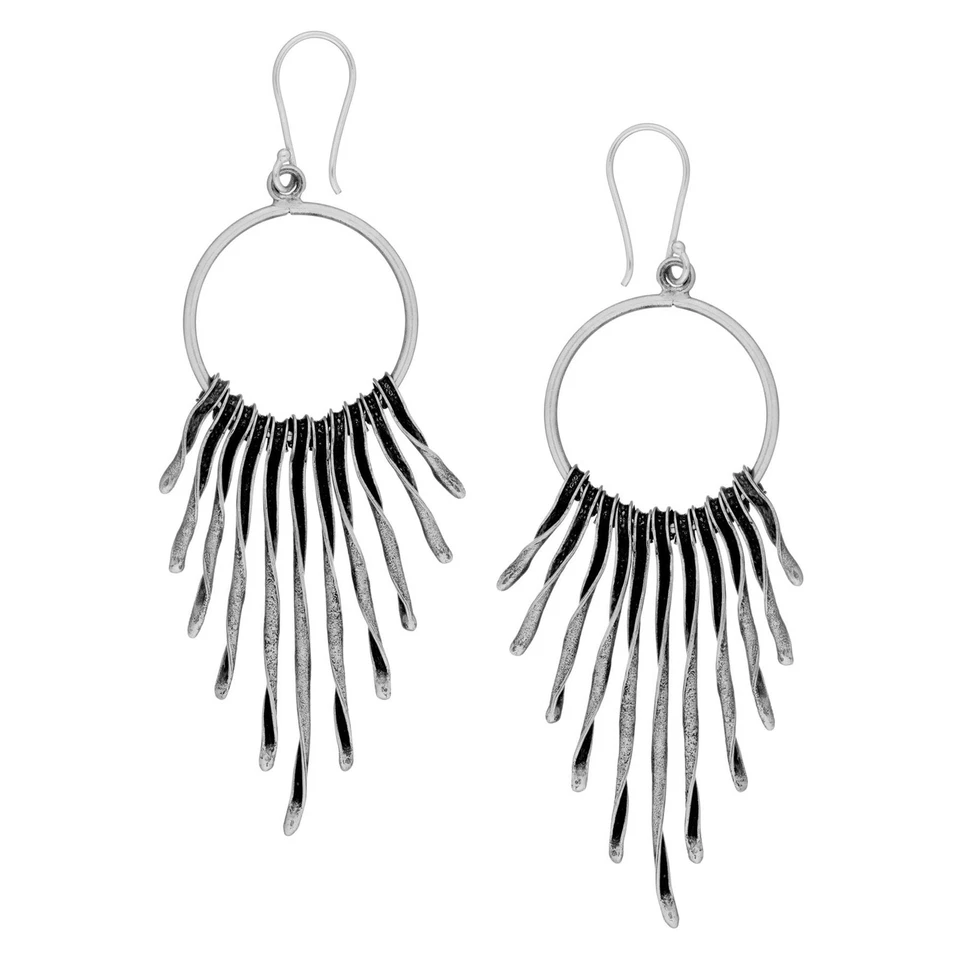 81stgeneration Orecchini Pendenti Argento Tribal Karen Hill Tribale Multi-Filo - Immagine 1 di 4