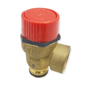 VÁLVULA DE SEGURIDAD 3 BAR COMPATIBLE CON CALDERA BAXI 710109400 LUNA JUNKERS 87 - Picture 1 of 1