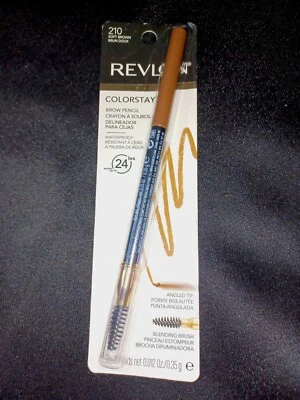Revlon ColorStay Waterproof Longwearing Eyebrow Pencil  24 hours Soft Brown 210 - Image 1 of 4