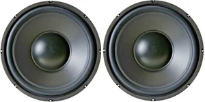 NEW Pair (2) 12" Upgrade Mega Bass Speaker Woofer Subwoofer 8 ohm - Picture 1 of 6
