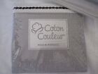 Portugal COTON COULEUR CHEVRON Mediterranean Black White Lace Sheet Set - Queen