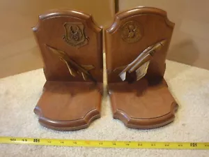 Vintage United States Air Force USAF Jet Fighter Bookends, OGDEN ALC Hill Base - Picture 1 of 8