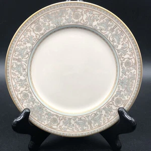 Gorham Lorenzo De Medici Bread/Dessert Plate Green Ivory Gold 6.25" - Picture 1 of 5