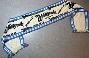 WHITESNAKE 1984 Original European BANNER Tour Scarf RARE hard rock SLIDE IT IN - Picture 1 of 4