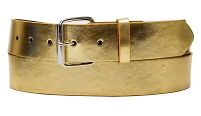 New Bonded Leather Belt Multi Color Golf Baseball Softball Removable Belt Buckle - Image 1 of 4