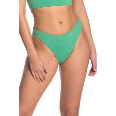 The Bikini Lab Nuevo sin Etiquetas S Verde Sólido Corte Alto Foto 1 de 3