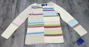 JH Collectibles Sweater Womens Small Knit Winter Garden Colorful Cotton Lux NEW - Picture 1 of 10