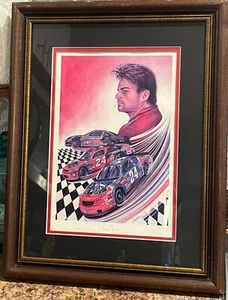Jeff Gordon. “New Era” 1997 10.25 x 14.75 Print Framed - Picture 1 of 2