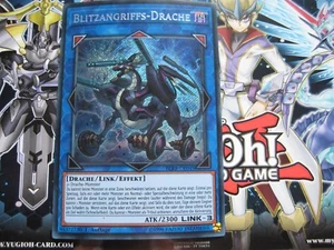 BLRR-DE045 Dragón Ataque Relámpago Secreto Raro 1. Edición Near Mint YU-Gi-Oh - Imagen 1 de 1