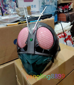 2023 New Kamen Rider Cosplay Helmet 1:1 Wearable LED Masked Rider Resin Mask Toy