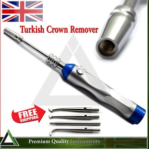 Dental Automatic Crown Removal Turkish Gun Dentist Surgical 4 Attachments - Picture 1 of 4