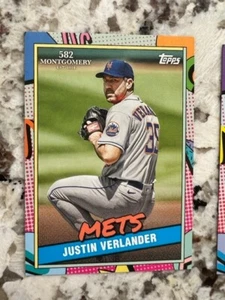 2023 TOPPS MONTGOMERY 582 CLUB SET 1 CARD NEW YORK METS JUSTIN VERLANDER #4 - Picture 1 of 1