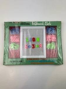 Lion Toys Educational Learning Pegboard Set Toys for Kids Vintage NEW - Picture 1 of 7