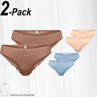 ONLY Women Lace Panties 2-Pack Brazilian Tanga String Pants ONLCAROLINE NEW