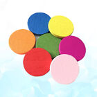 50pcs Colorful Disc Poker Chip Set Wood Circles Slices Math Manipulatives