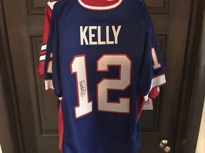 Jim Kelly SIGNED BILLS CUSTOM JERSEY. JSA COA - Picture 1 of 5