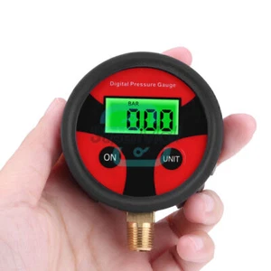 0-200 PSI Digital LCD Tire Manometer Druckprüfer Luftdruckprüfer Druckmesser @ - Bild 1 von 7