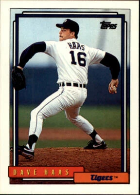 1992 Topps #665 Dave Haas - NM - Image 1 of 2