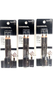 Covergirl Fill +Define Eye Brow Pencils &Sharpener 505 Rich Brown 2Ct -Lot of 3