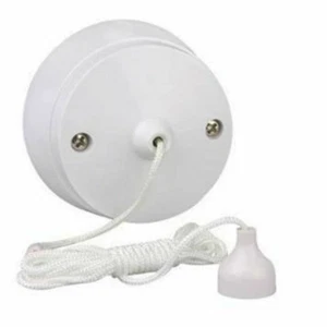 10Amp Ceiling Pull Cord Switch 2 Way Bathroom Light Switches - Picture 1 of 2