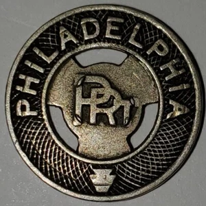 Philadelphia Railway; Transit Fare Token; Pennsylvania; 1940’s; Vintage; 5/8” - Bild 1 von 5