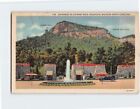 Postcard Entrance to Chimney Rock Mountain Western North Carolina USA