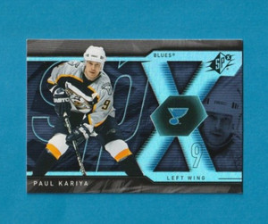 2007-08 SPx hockey # 51 Paul Kariya ST. LOUIS BLUES