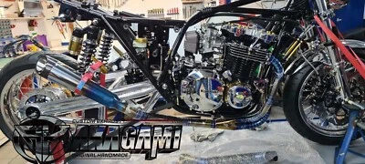 Escape personalizado 4 en 1 para Kawasaki Kz1000/Kz900LTD - acero inoxidable Foto 1 de 4