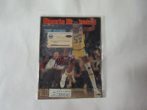 RARE Full Signature Earvin Magic Johnson Signed Sports Illustrated Cover 3/9/81 - Picture 1 of 1