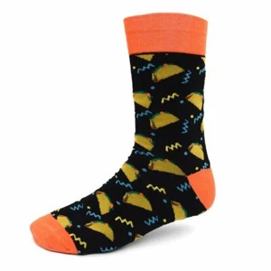 Men's Taco Novelty Fun Socks - Picture 1 of 3
