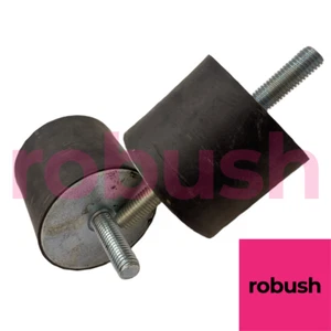 Rubber Bobbin Anti Vibration Car Boat Male/Male A Type 70/60 M10 x 25 mm (x2) - Picture 1 of 3