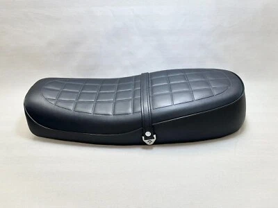 Honda CB550F Super Sport Seat Low Profile Metal Black 1975 1976 1977 Cafe Racer. - Image 1 of 4