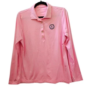 Polo donna Peter Millar L golf tennis performance nuova senza etichette rosa UPF 50+ elasticizzata - Foto 1 di 14