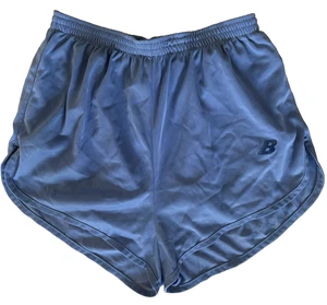Vtg 80's New Balance Blue Nylon Athletic Booty Shorts Womens Running Made USA XS - Picture 1 of 6