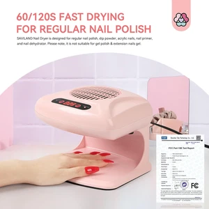 Professional Nail Dryer Quick Polish Fan with Hot & Cold Air Must Have Supplies - Picture 1 of 7