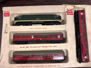 Hornby Dublo 2234 “Crepello” Deltic Royal Scot Tray And 3 Coaches - Picture 1 of 24
