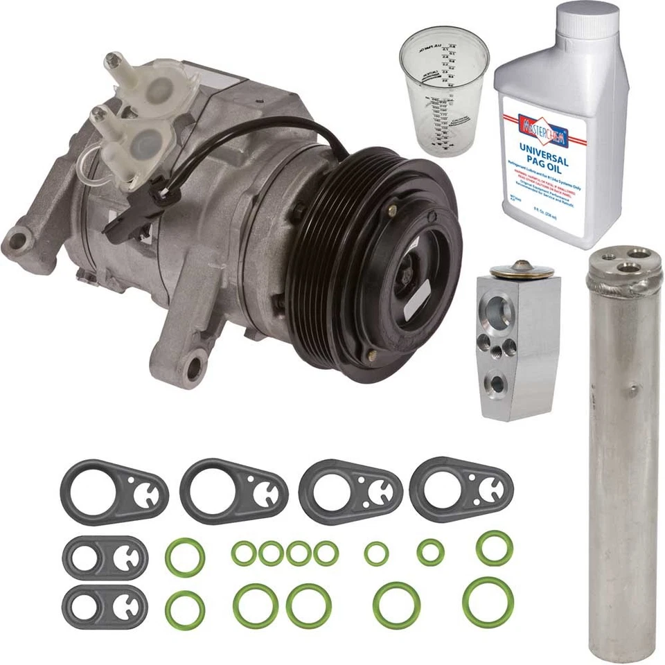 Compresor de CA Omega para Dodge Challenger Charger con kit de reparación de aire acondicionado DAC Foto 1 de 1
